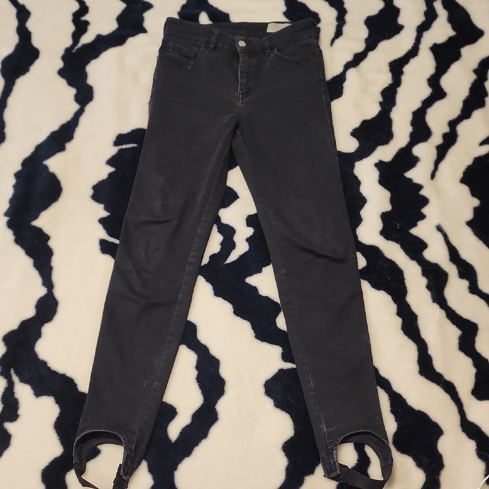 Women's Black Diesel Stirrup Jeans